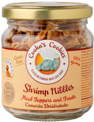 Cooka's Cookies Topper Αφυδατωμένες Γαρίδες Βάζο 30gr Μονόχρωμο