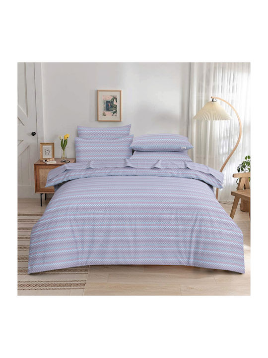 Casa Colori Παπλωματοθήκη Βαμβακερή Μονή 160x24...