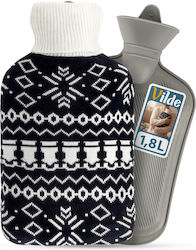 Orion Hot Water Bottle in Blue color with Cover General Use 35x20cm 1800ml