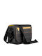Be.ez Schultertasche Kamera Le Reporter Foto Schwarz Gelb