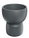Iliadis Planter Plastic Gray 47x47x55cm.