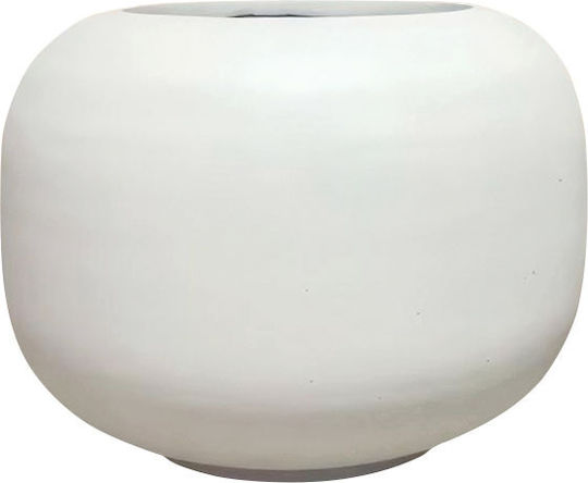 Marhome Κασπώ Τσιμεντένιο Λευκό 53x53x40εκ.