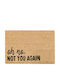 Entrance Mat made of Coir with Anti-slip Backing 40x60cm Thickness 15mm