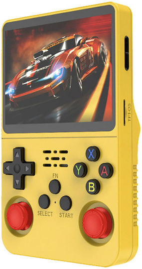 Avizar Konsole Emulator Prox 64 Gb 15000 Retro-Spiele 3,5" Hd Bildschirm Gelb