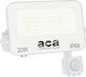Aca Στεγανός Προβολέας LED 20W Ψυχρό Λευκό 6500K IP66