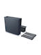Iliadis Case Planter Box Plastic Charcoal 77x23.5x68cm.
