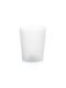 Iliadis Pot Plastic Transparent Matte 12.5x12.5x15cm.