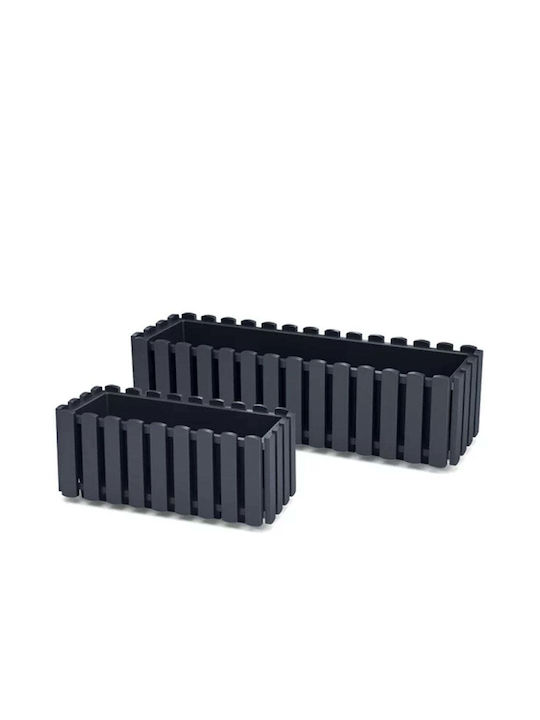 Iliadis Blumenkasten Kunststoff Gray 38x18x6cm.