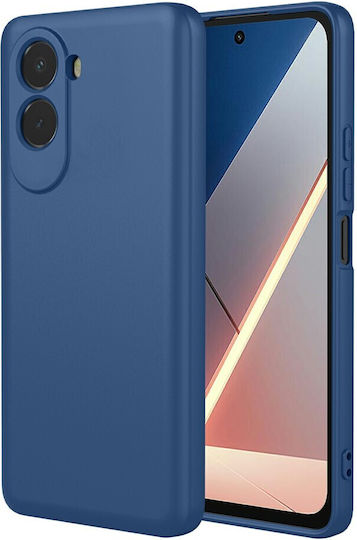 Задна корица Силикон Тъмносин (Poco M7)