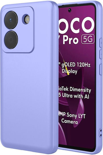 Back Cover Silicone Purple (Poco M7 Pro)