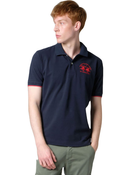 La Martina Polo Μπλούζα Κοντομάνικη Navy Μπλε
