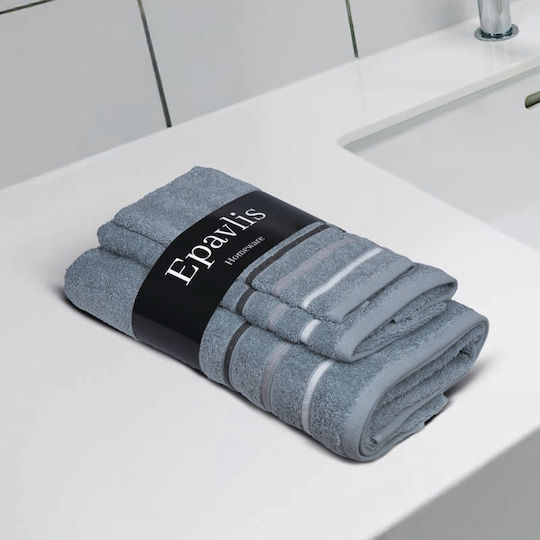 Epavlis Homeware Handtuch-Set 3 Stück Linien Petrol Epavlis Homeware Handtuch-Set 3 Stück Linien Petrol