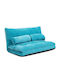Vielseitiger Sitzsack Nackenrolle Blau 180x108x180cm