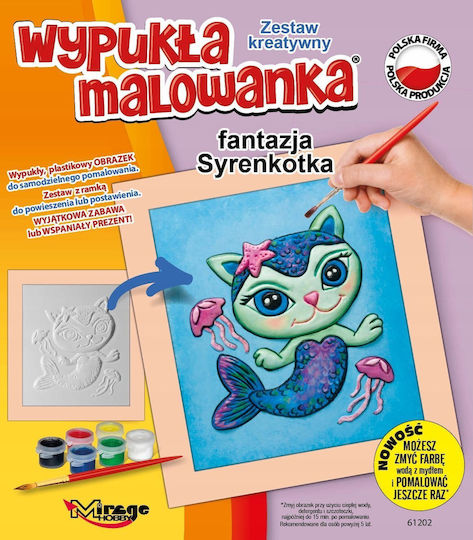Wypukła Malowanka Fantazja Syrenkotka Wypukła Malowanka Fantazja Syrenkotka
