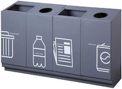 Temno Kunststoff Gewerbliche Abfallbehälter Recycling 4x240Es Gray Temno Kunststoff Gewerbliche Abfallbehälter Recycling 4x240Es Gray