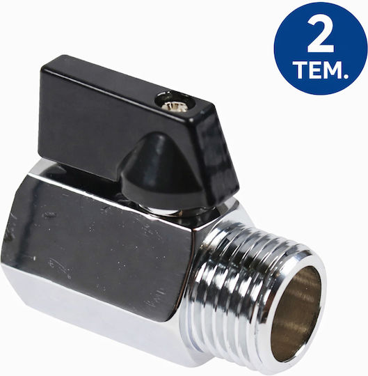 Robinet Sferic Mini A-F 1/2 Negru