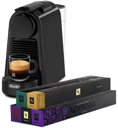 De'Longhi Essenza Mini + Δώρο 50 Κάψουλες Καφετιέρα για Κάψουλες Nespresso Πίεσης 19bar Black | Skroutz.gr