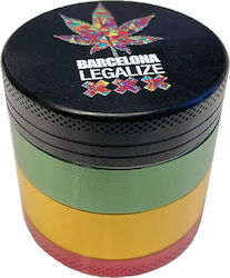 Grinder Aluminum 40mm Barcelona Legalize 4 Parts
