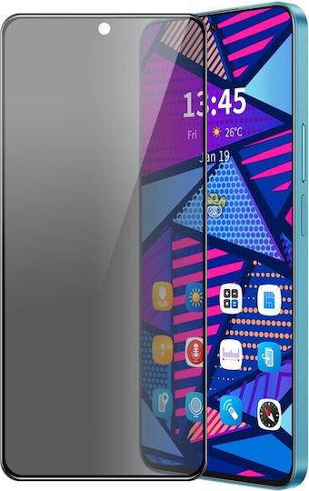 Full Cover Privacy Glass Screen Protector Xiaomi Poco M7 Μαύρο