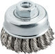 Steel Wire Cup Brush Braided 65mm M14