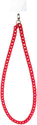 Jaym Smartphone Neck Strap Universal Clip Fashion Model 1.20m Red