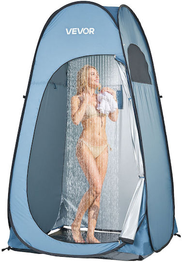Vevor Σκηνή Camping Pop Up Τουαλέτας Μπλε 119x119x210εκ.