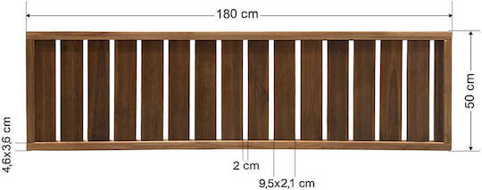 Holz Zäun Kliestyp 180x50cm