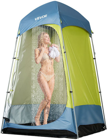 Vevor Camping Toilet Tent Blue 3 Seasons 139.7x139.7x218cm