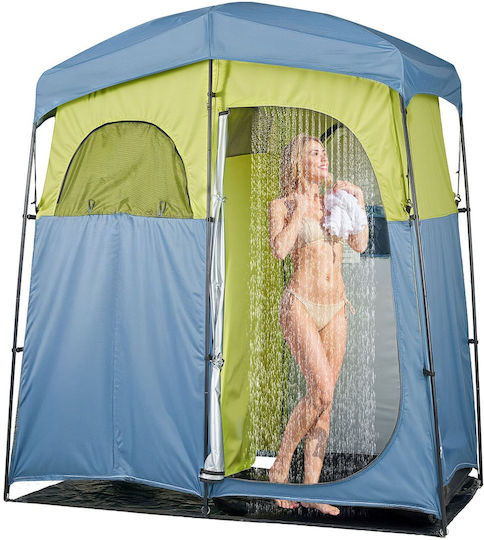 Vevor Σκηνή Camping Τουαλέτας Μπλε 3 Εποχών 213.3x106.7x213εκ.