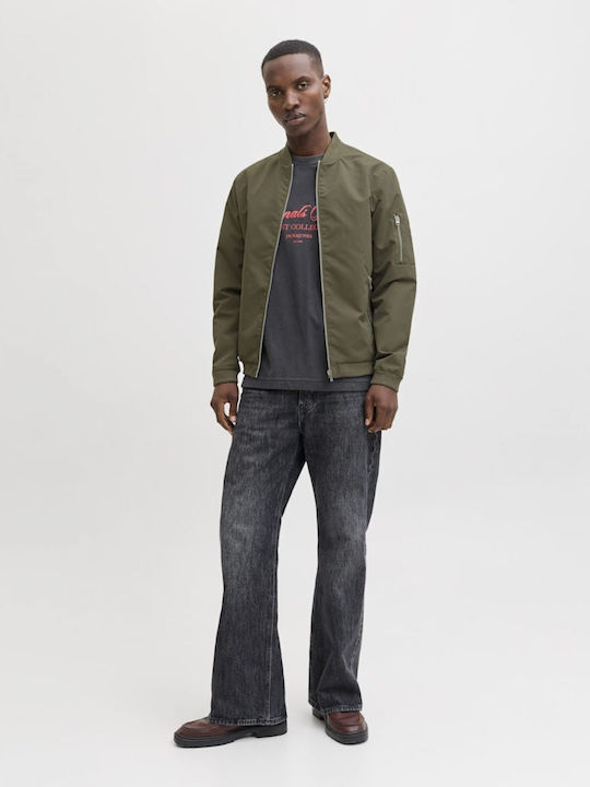 Jack & Jones Μπουφάν Bomber Λαδί