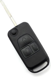 Husă Pentru Chei Auto Mercedes Benz Cu 3 Butoane Cu Lamă Rabatabilă Cu 2 Piste Husă Pentru Chei Auto Mercedes Benz Cu 3 Butoane Cu Lamă Rabatabilă Cu 2 Piste