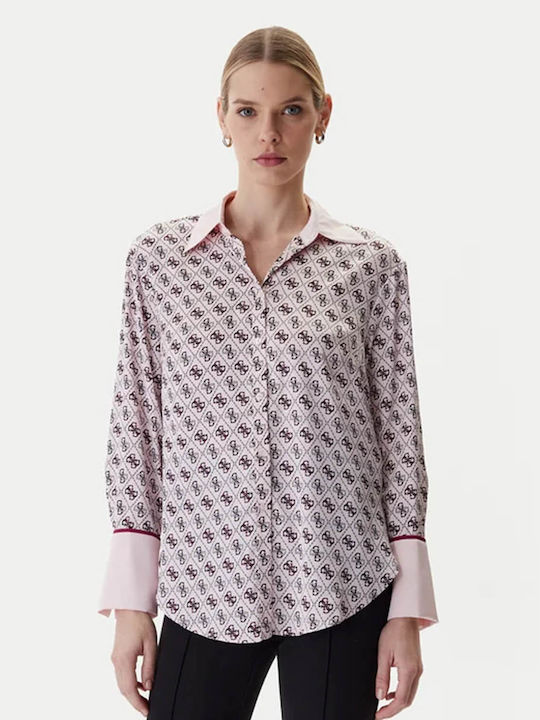 Guess Γυναικείο Πουκάμισο Pink