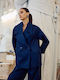Femeie Blue Trenci