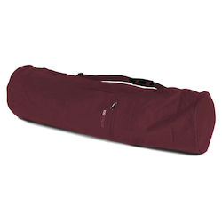 Yogistar Чанта За Йога Постелка Basic Zip Extra Big Памук Бордо 80 X 25 См