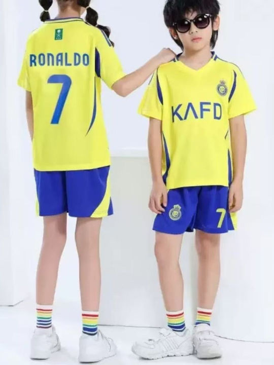 King Set Echipament Fotbal Pentru Copii Ronaldo Cr7