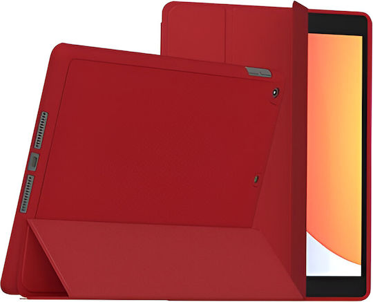 Mw Калъф Ipad Air 11" M2-m3 Air 10.9" Slimskin Модел С Държач За Стилус Червен