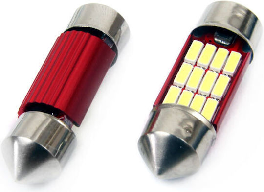 Alista Home Lămpă Auto C5W Canbus LED 5600K Alb Rece 12-24V 2W