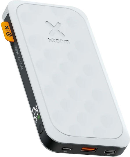 Xtorm Power Bank 10000mAh 20W with USB-A Port and 2 USB-C Ports White