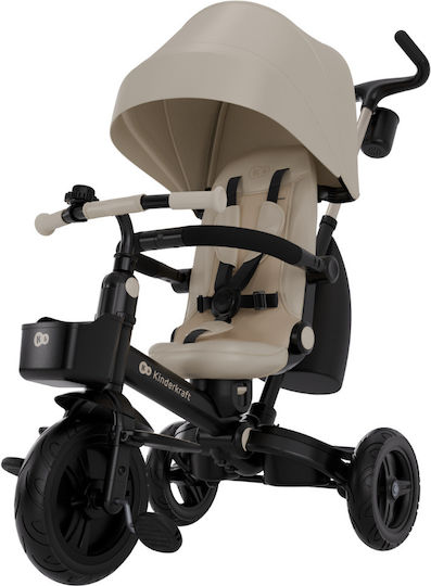 Kinderkraft AVEO 2 Plus Превозно Средство с Ръкохватка за Родител за 9 Месечни Бежов