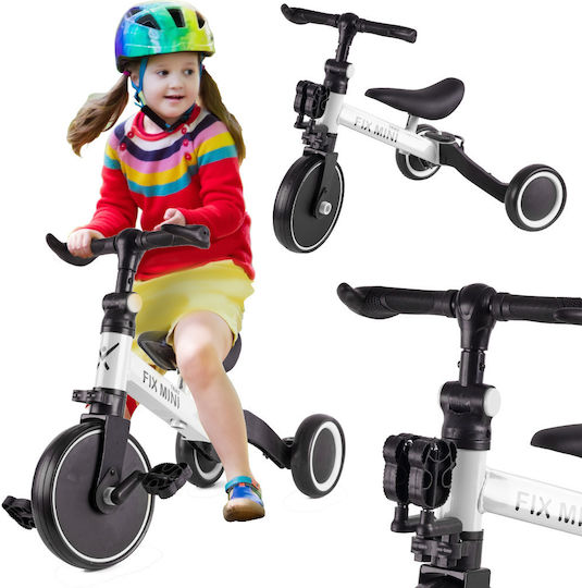 Alista Home Trike Fix Mini Triciclete Pentru Copii 3 În 1 Pentru 1.5+ Ani Alb