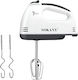 Sokany 180w Electric Mixer 7 Speeds Stainless Steel Whisks Black White