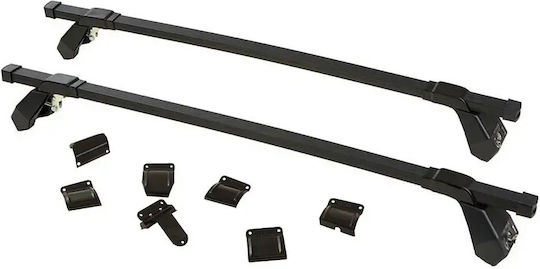 Hermes Car Roof Bars Metallic for Suzuki Alto 5D 2009-2014 Set with Roof Rack Legs GS1110+S400 Suzuki Alto Hatchback 5D