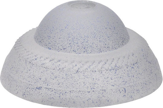 Glas Lampenschirm Ersatz E14 Blau 20x9cm Sinialo 2900642