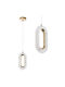 Toolight Pendant Light Gold with Crystals