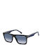 Carrera Unisex Sunglasses with Black Horn-Rimmed Frame and Grey Lens 378/S D51/08