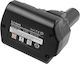 Avizar 12V Lithium-Ionen Batterie 4000mAh 48,0Wh Hitachi Cr 10dl Werkzeug Schwarz