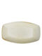 Kutahya Porselen Serving Platter Rectangular made of Porcelain Beige 27x16cm