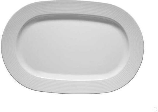 Kutahya Porselen Serving Platter Oval made of Porcelain White