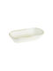 Kutahya Porselen Serving Bowl Oval made of Porcelain Beige 18x9cm 12pcs