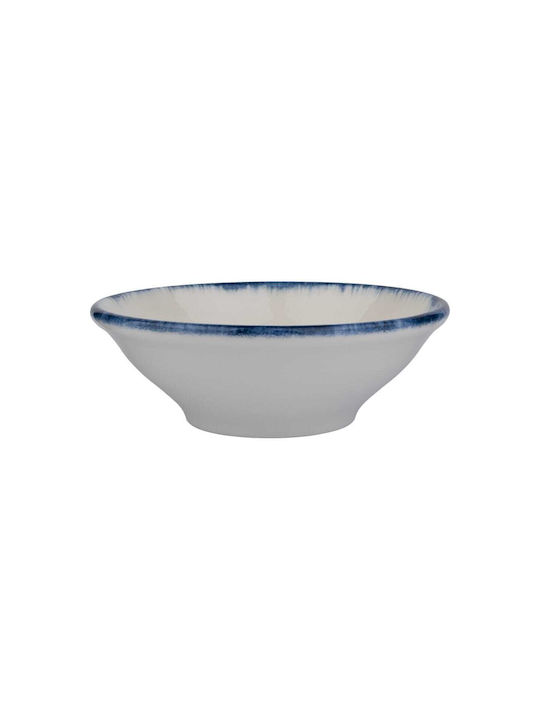 Kutahya Porselen Serving Bowl Round made of Porcelain Blue with Diameter 16cm 6pcs